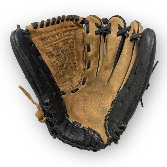Rawlings Renegade Leather R125B 12.5” RHT Baseball Softball Glove Brown Black - Picture 3 of 7